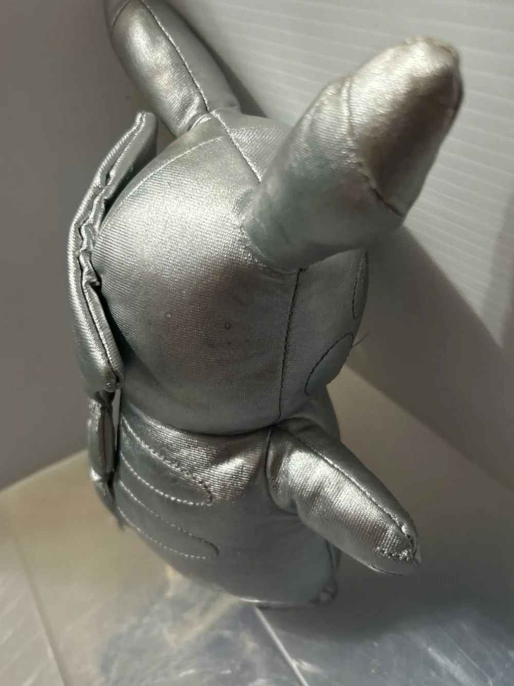 Pokemon Silver Metallic Pikachu Plush